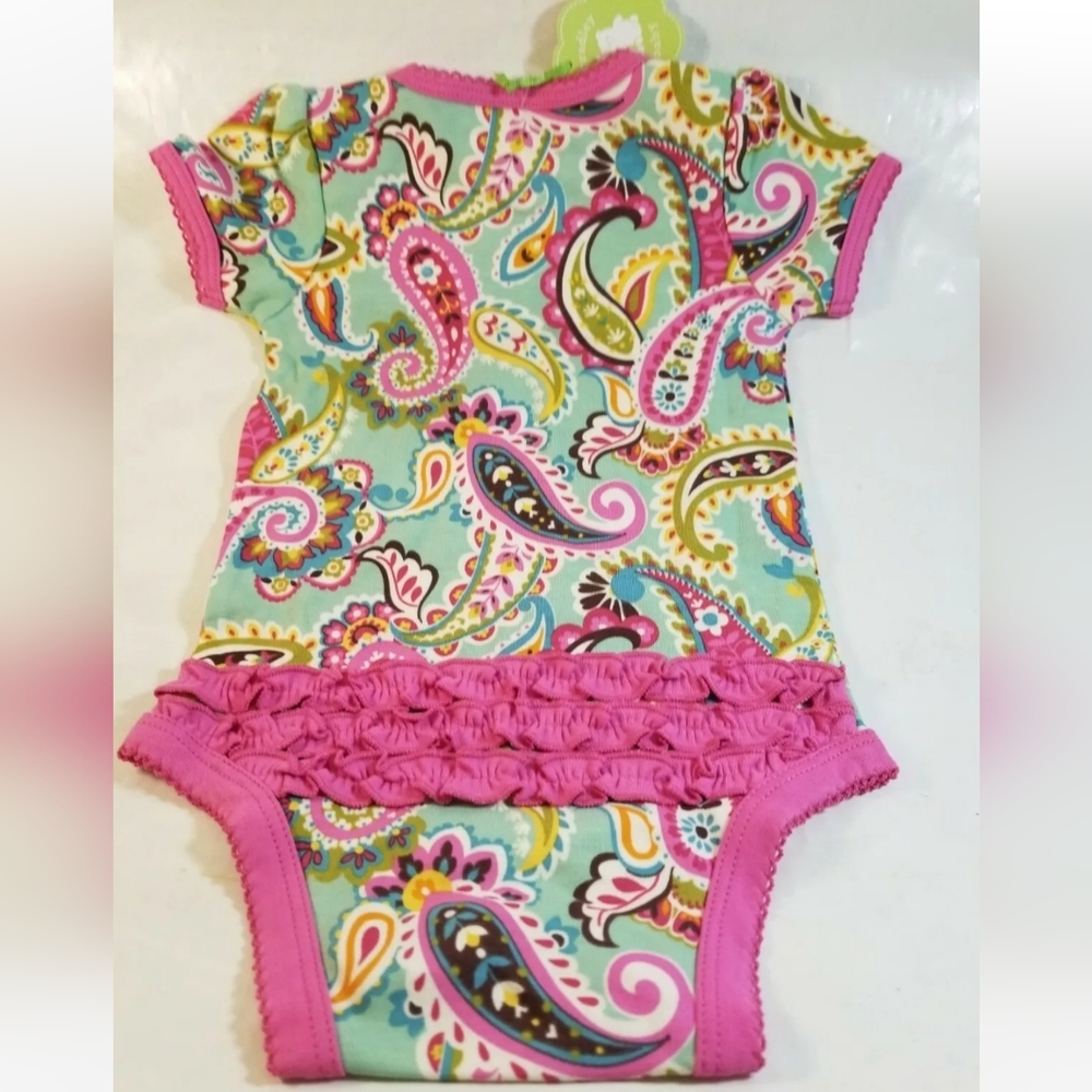 Vera Bradley Ruffle Bodysuit for Girls in TUTTI FRUTTI (6-9 months)